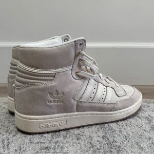 Men’s Adidas Cream Centennial 85 High-Top Sneakers size 10